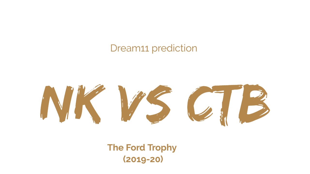 dream11 prediction the ford trophy